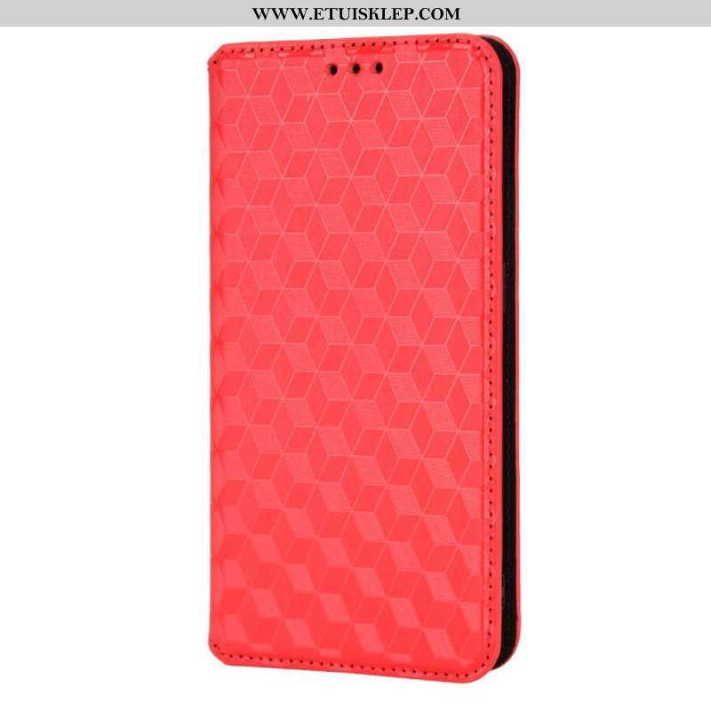 Etui Na Telefon do Xiaomi Redmi Note 11 / 11S Etui Folio Efekt Diamentowej Skóry 3d